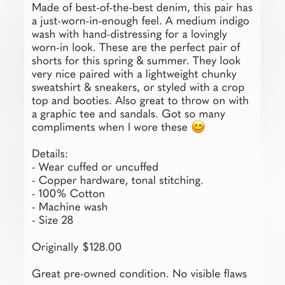 Madewell Relaxed High Rise Denim Boyshorts - Picture 12 of 12